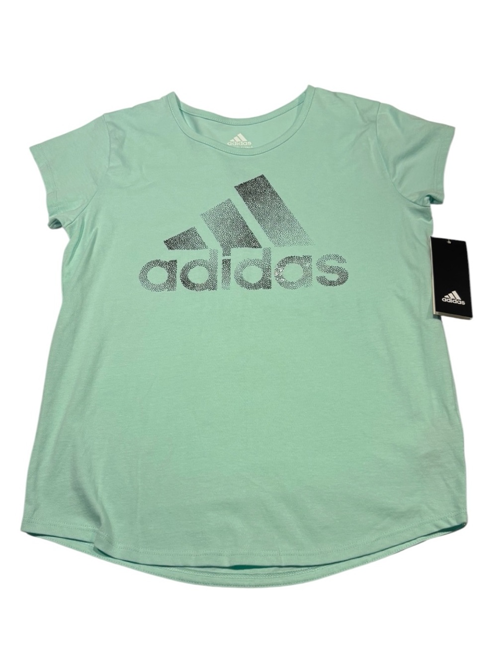 Adidas Girls Logo T-Shirt - Size M (10/12) NWT - Picture 6 of 6